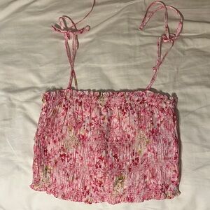 Floral Pink Women's Top